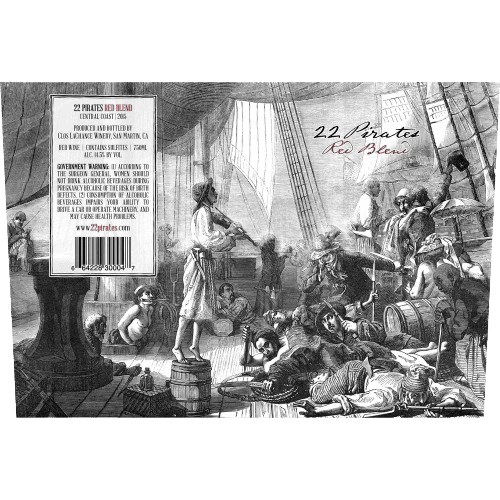 22 Pirates Central Coast Red Blend - 750ML Red Blend