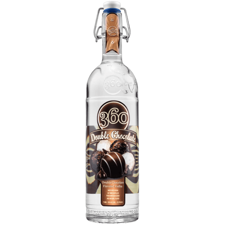 360 Vodka Double Chocolate Flavored Vodka - 750ML