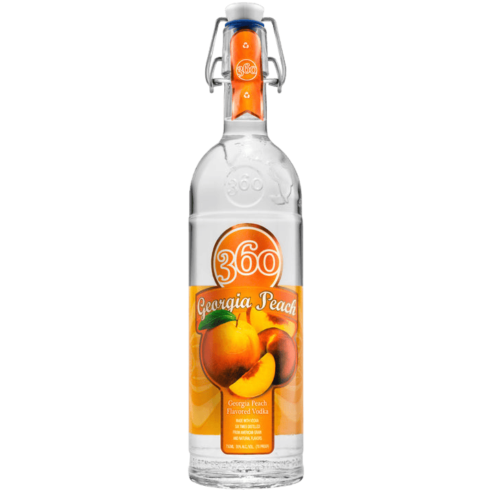 360 Vodka Georgia Peach Flavored Vodka - 750ML Flavored Vodka