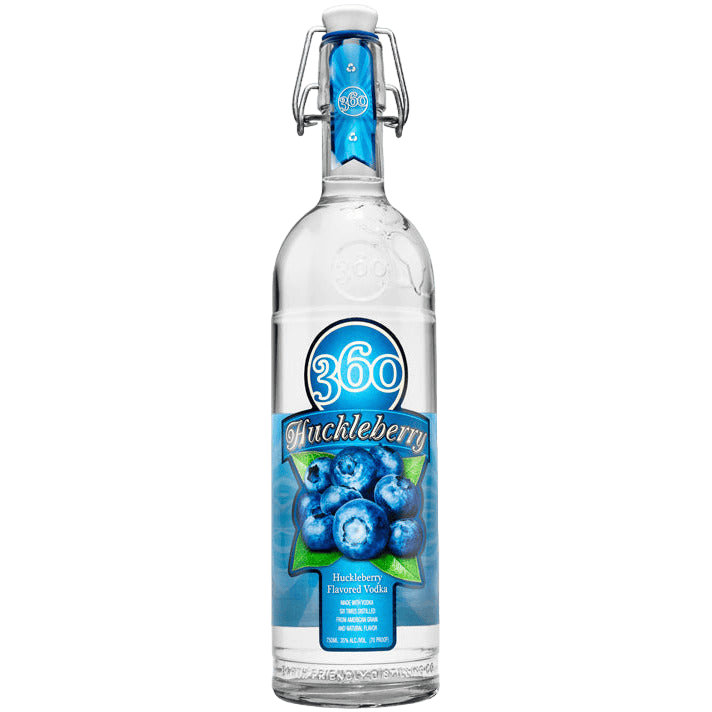 360 Vodka Huckleberry Flavored Vodka - 750ML Flavored Vodka