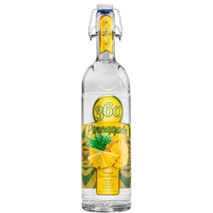 360 Vodka Pineapple Flavored Vodka - 750ML Flavored Vodka