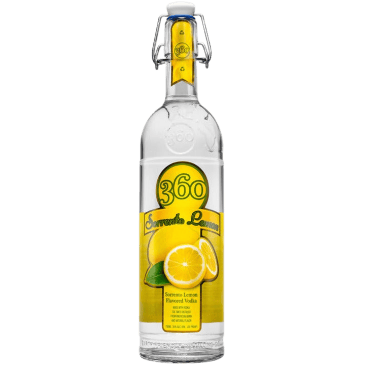 360 Vodka Sorrento Lemon Flavored Vodka - 750ML Flavored Vodka