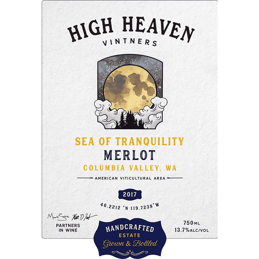 High Heaven Vintners Columbia Valley Sea of Tranquility Merlot - 750ML