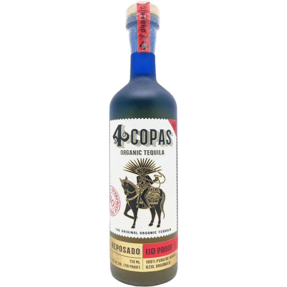 4 Copas Reposado Tequila 110 Proof - 750ML Tequila