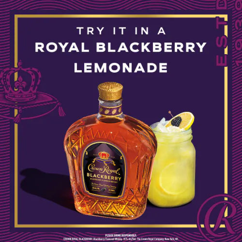 Crown Royal Blackberry Flavored Whisky - 750ML