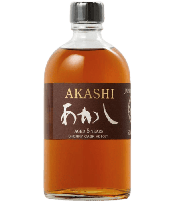 Akashi 5 Year Old Sherry Casks Single Malt Whisky - 750ML Japanese whiskey