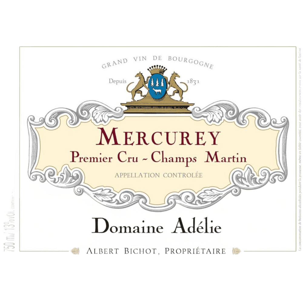 Albert Bichot Mercurey 1er Cru Champs Martin Domaine Adelie Pinot Noir - 750ML Pinot Noir