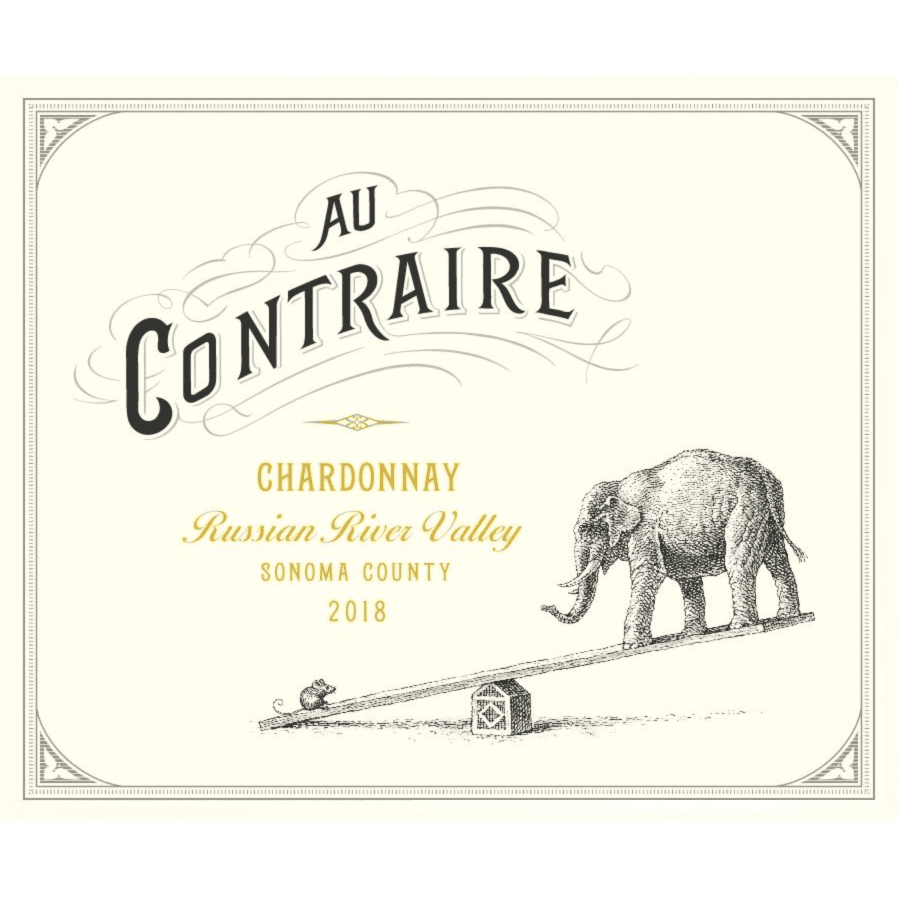 Au Contraire Russian River Valley Chardonnay - 750ML White