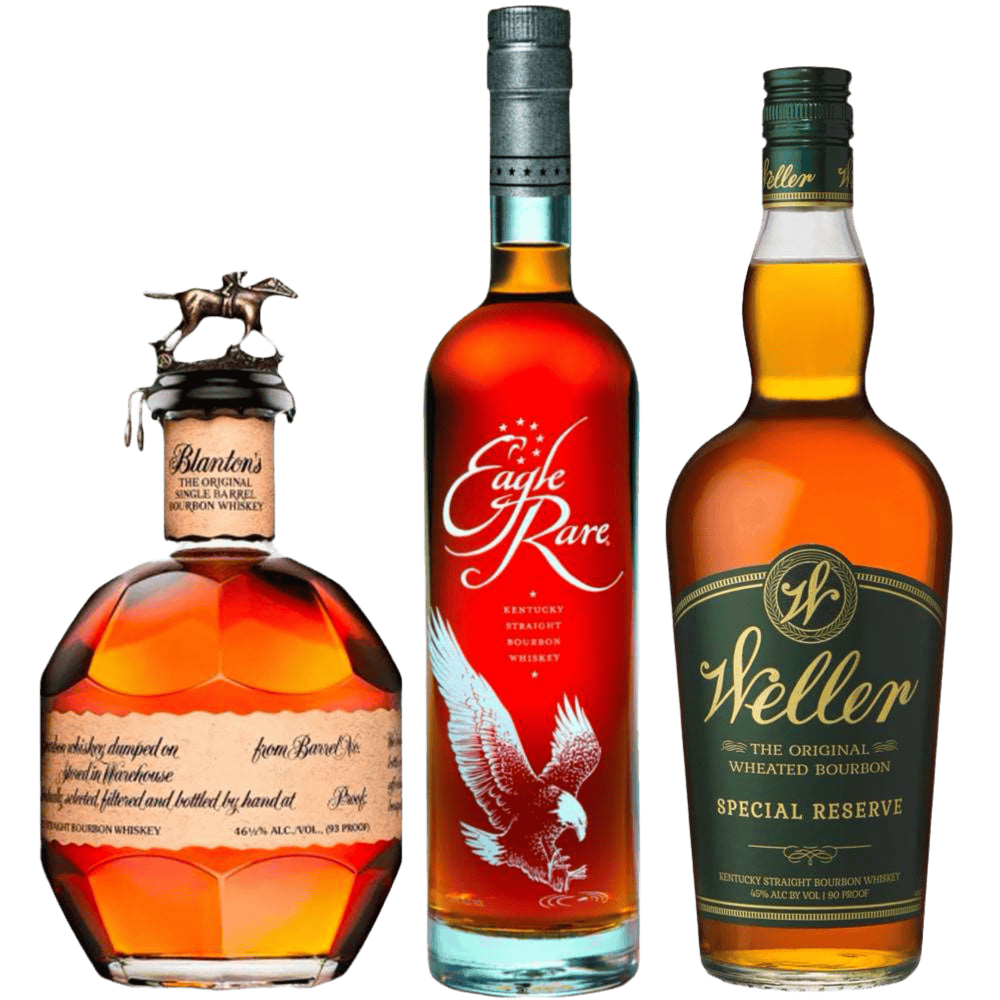 Eagle Rare 10Yr, Blanton's Single Barrel and Weller Special Reserve Bourbon Bundle