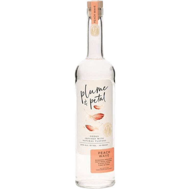 Bacardi Plume & Petal Peach Wave Vodka - 750ML Flavored Rum