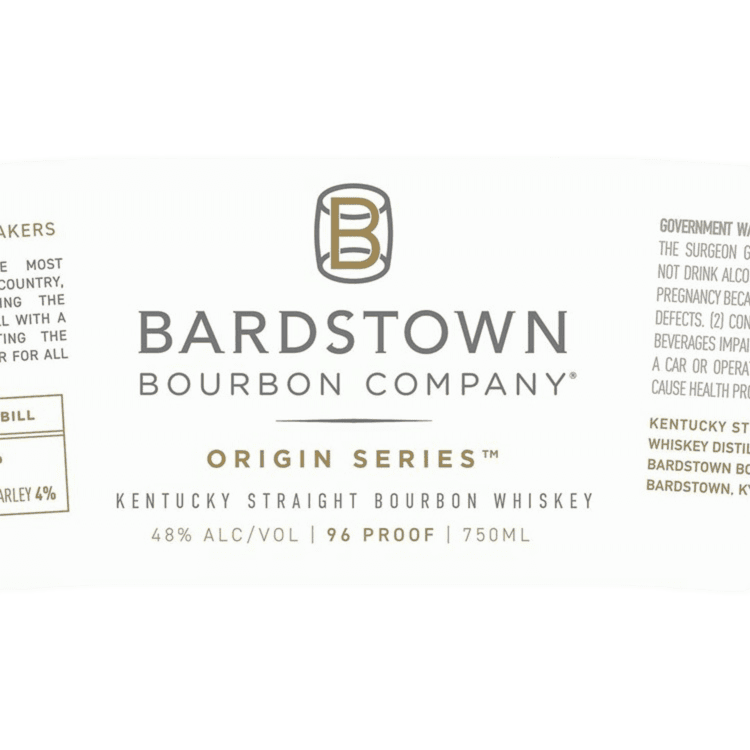 Bardstown Bourbon Co. Origin Series Kentucky Straight Bourbon - 750ML Bourbon