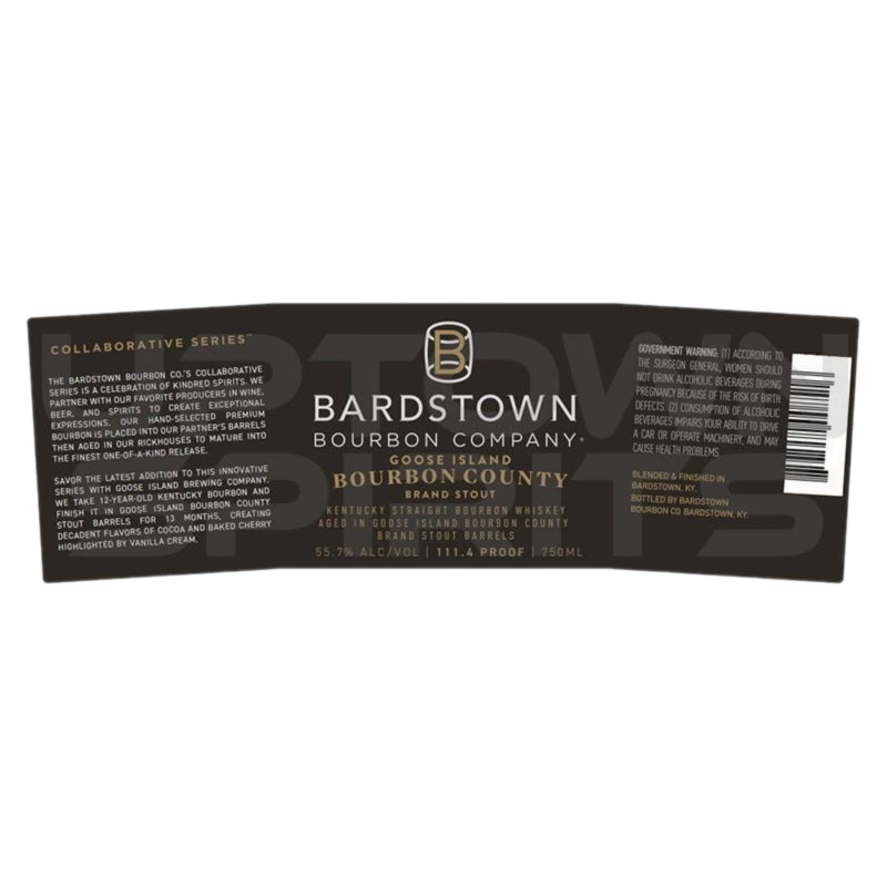 Bardstown Goose Island Bourbon County Collaboration Whiskey - 750ML Bourbon
