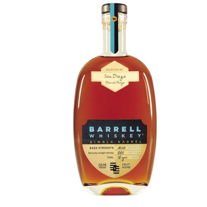 Barrell Craft Spirits 18 Year Old 'San Diego Barrel Boys' Single Barrel Select - 750ML Whiskey