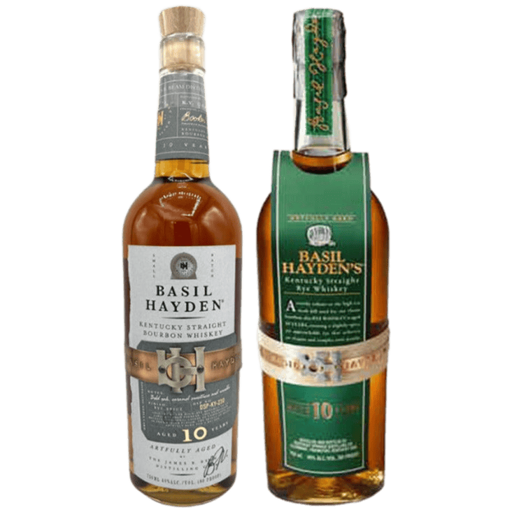 Basil Hayden's 10 Year Bourbon & 10 Year Rye Bundle - 750ML Bourbon