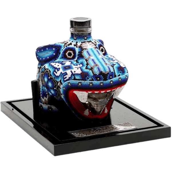 Chaquira Beaded Jaguar Blanco Tequila - 750ML