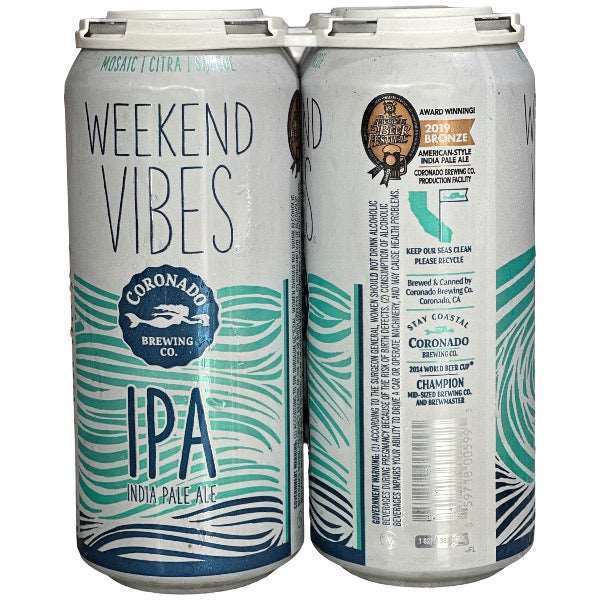 Coronado Weekend Vibes IPA Beer 6pk