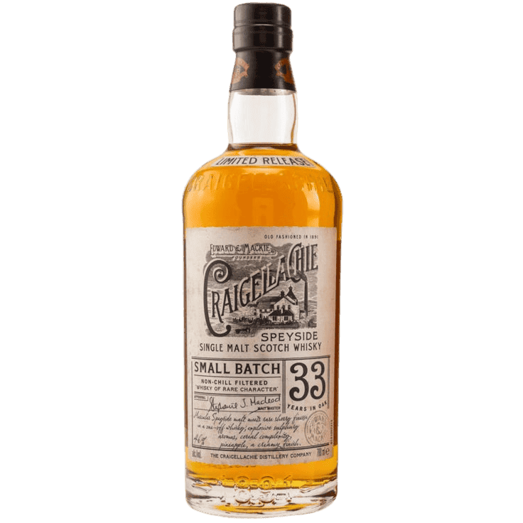 Craigellachie Single Malt Scotch Small Batch 33 Yr - 750ML