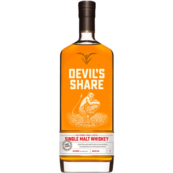 Cutwater Devil’s Share Single Malt American Whiskey - 750ML