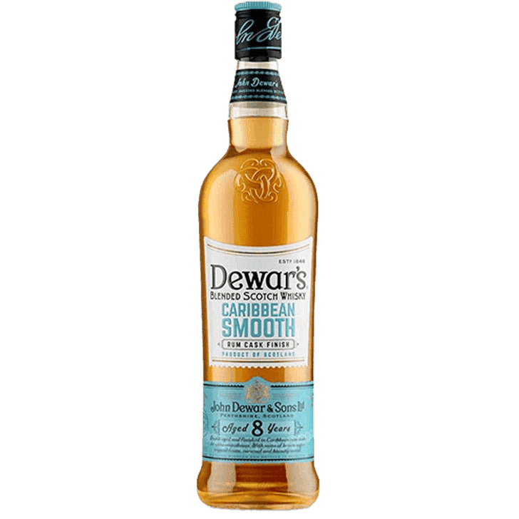 Dewar's Blended Scotch Caribbean Smooth Rum Cask Finish 8 Yr - 750ML