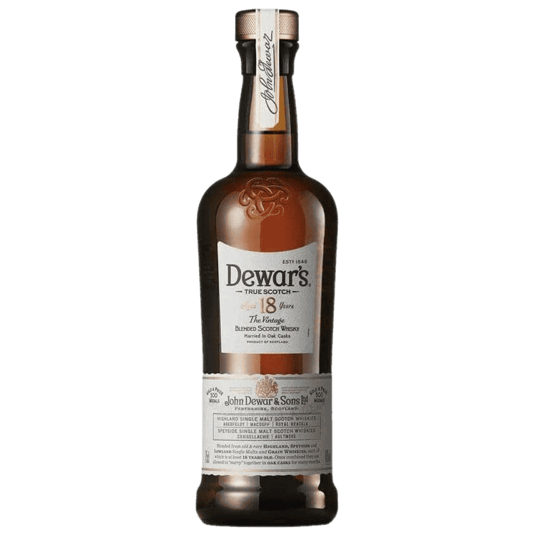 Dewar's Blended Scotch The Vintage 18 Yr - 750ML