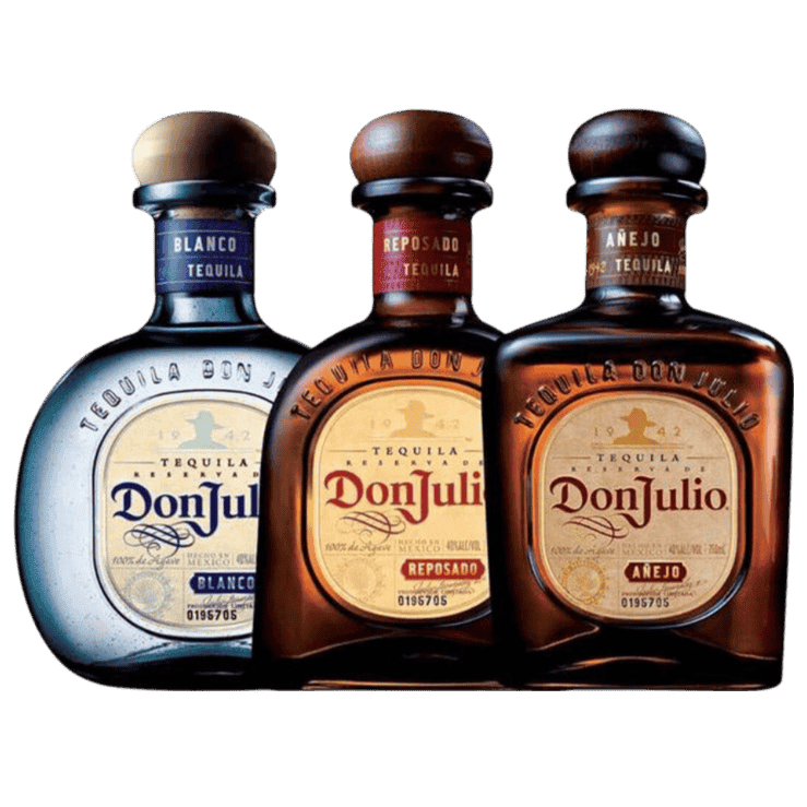 Don Julio Blanco, Reposado & Anejo Tequila Bundle - 750ML