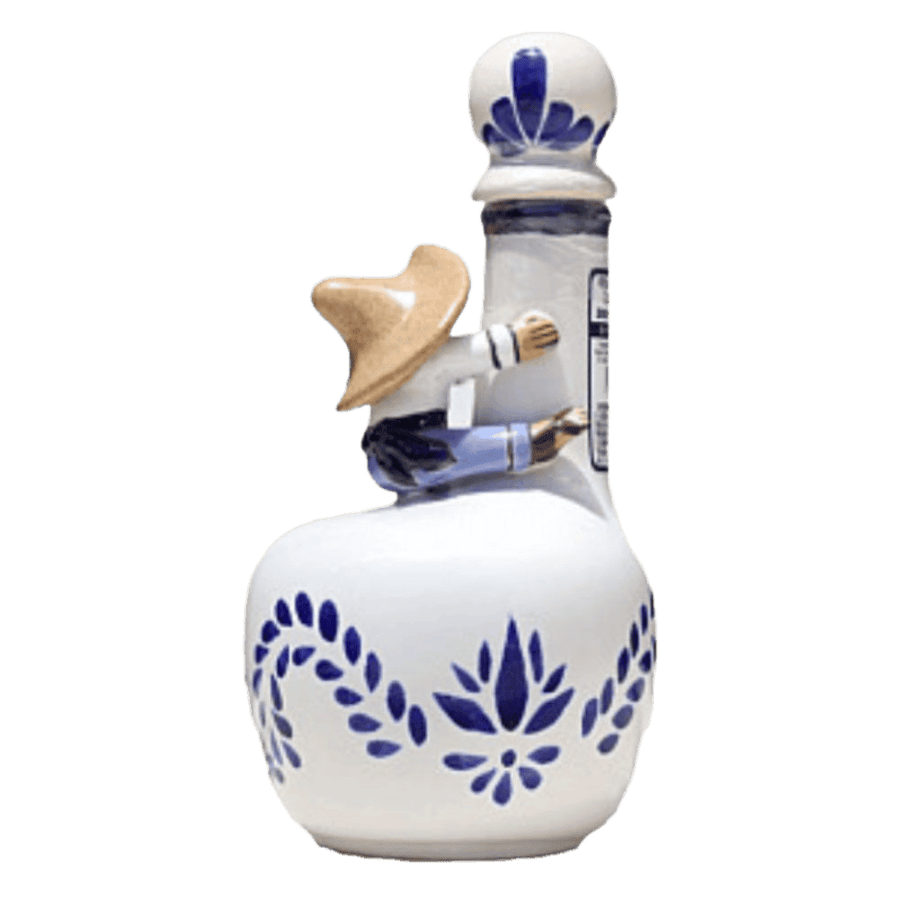 Don Pipocho Extra Anejo White and Blue Ceramic - 750ML