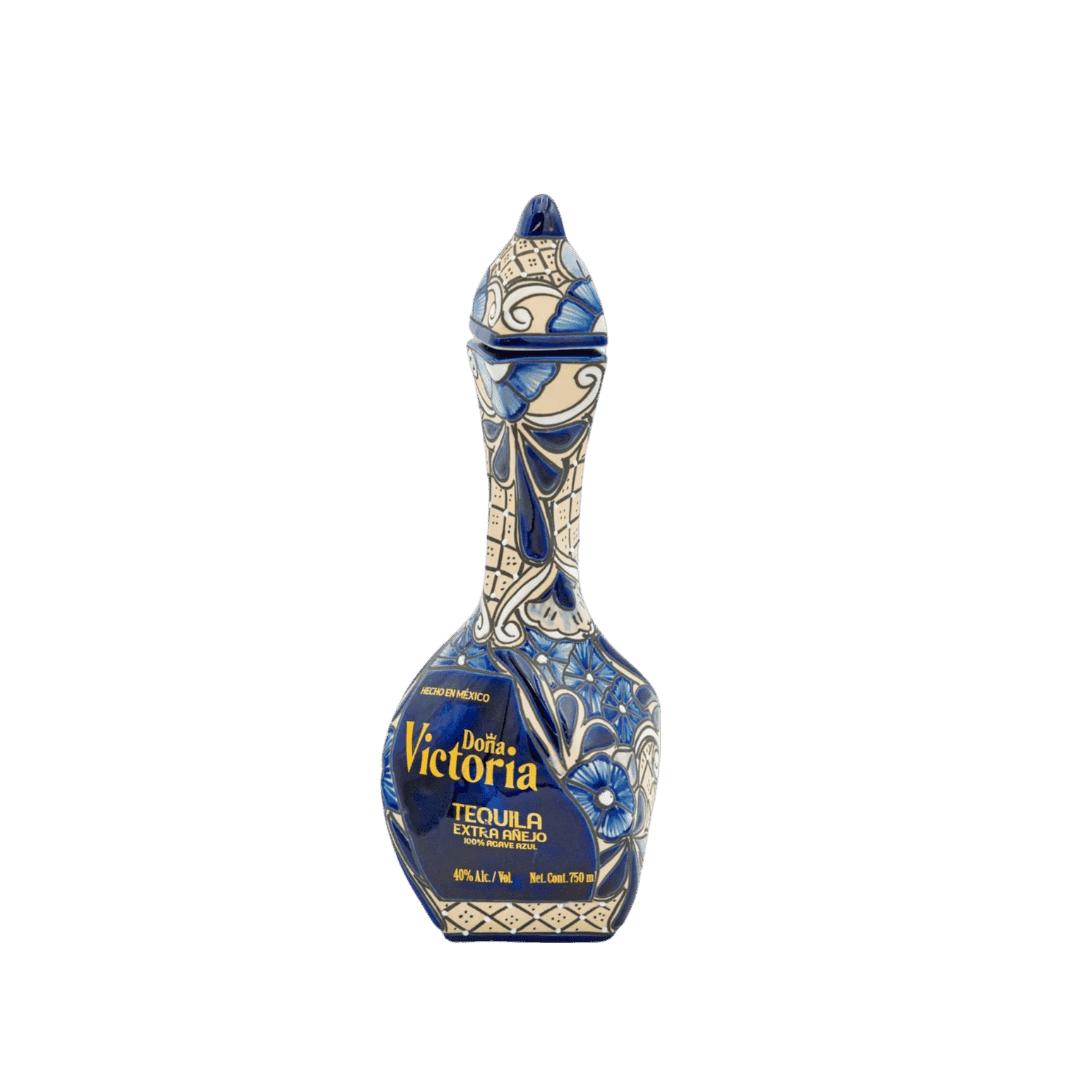 Doña Victoria Tequila Extra Anejo Blue Bottle - 750ML
