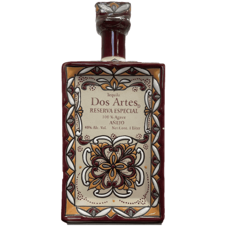 Dos Artes Anejo Tequila Hand Painted - 1L