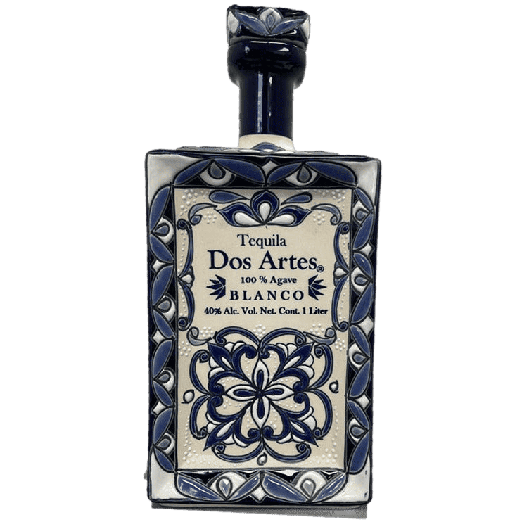 Dos Artes Blanco Tequila Hand Painted - 1L