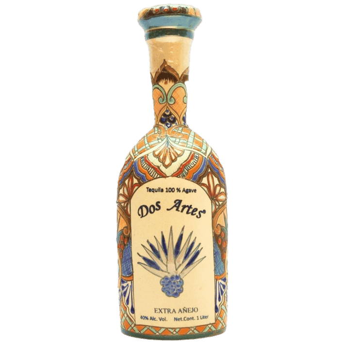 Dos Artes Extra Anejo Round Tequila - 1L