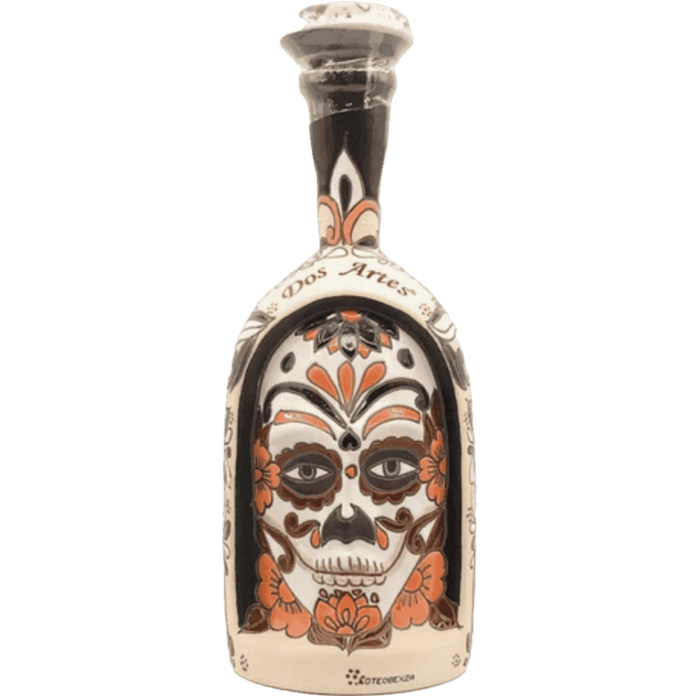 Dos Artes Extra Anejo Skull Bottle Tequila - 750ML