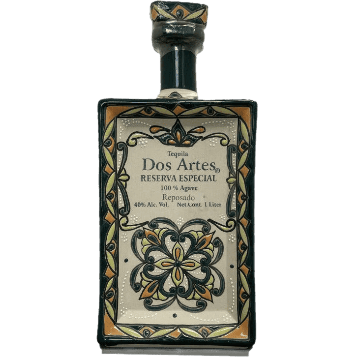 Dos Artes Reposado Tequila Hand Painted - 1L