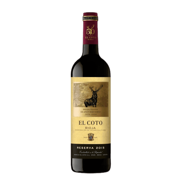 El Coto Rioja 50th Anniversary Reserva Tempranillo Wood - 750ML