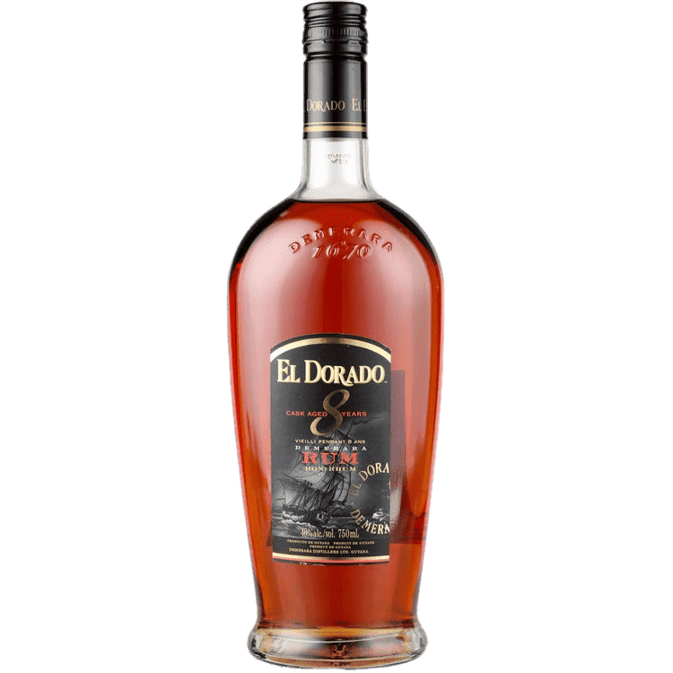 El Dorado Demerara Rum Cask Aged 8 Yr - 750ML