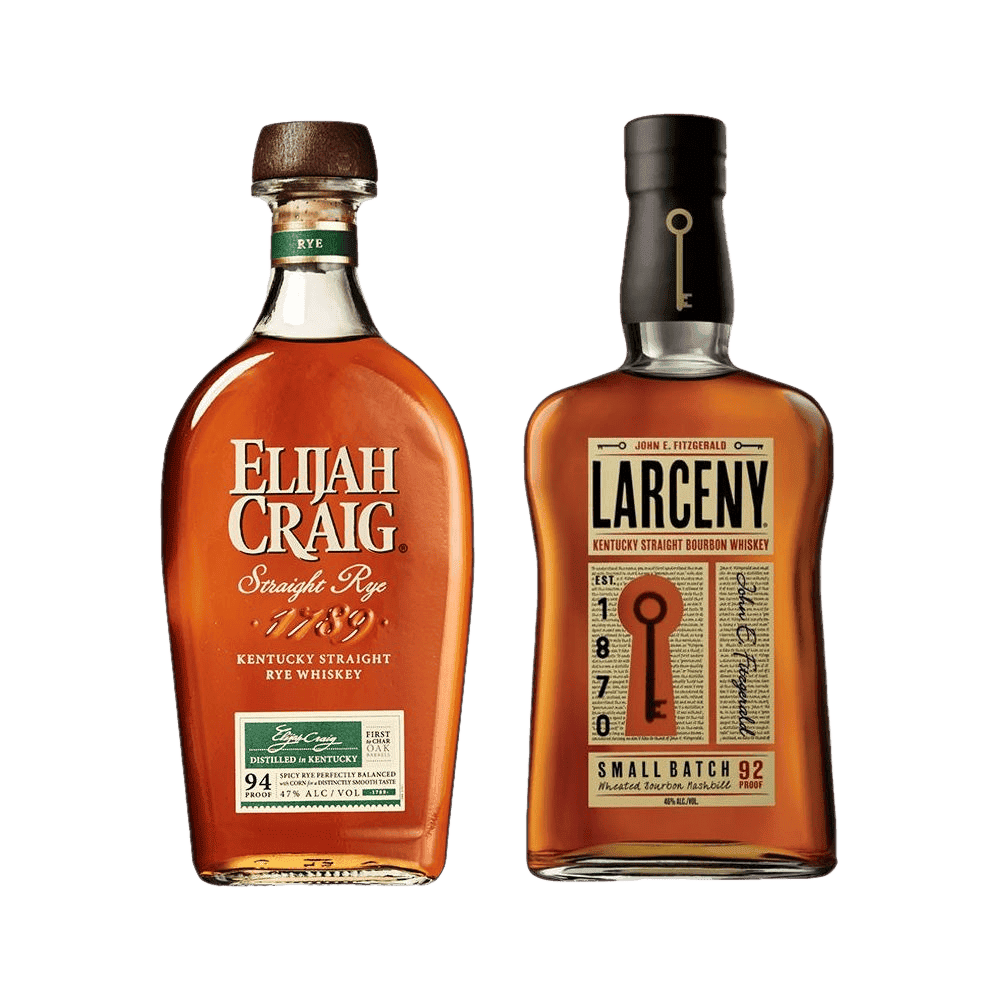 Elijah Craig Straight Rye & Larceny Small Batch Bourbon Bundle - 750ML