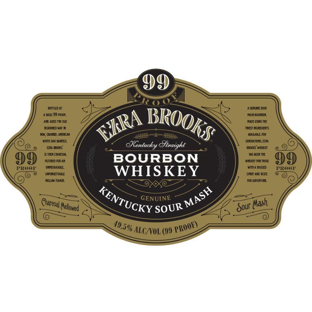 Ezra Brooks 99 Proof Bourbon - 750ML
