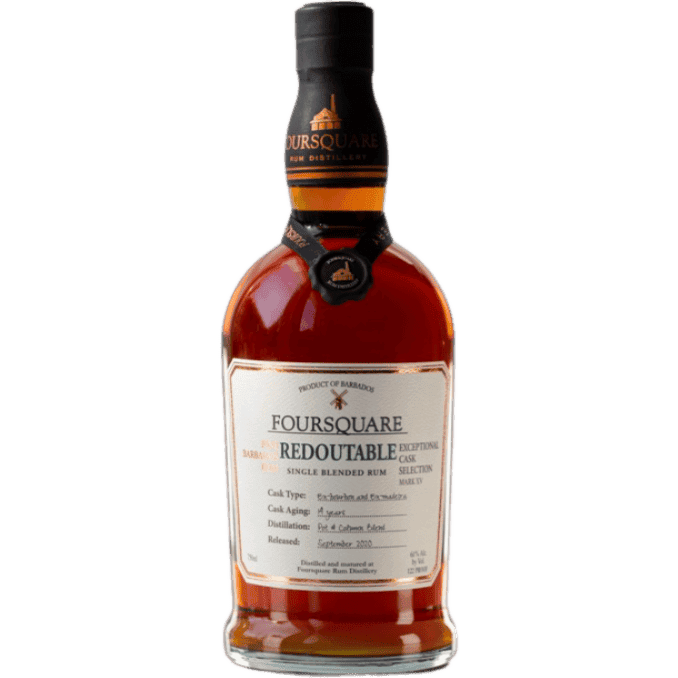 Foursquare Distillery 14 Years Old Redoutable Madeira Bourbon Exceptional Cask Selection Mark XV Single Blended Rum - 750ML