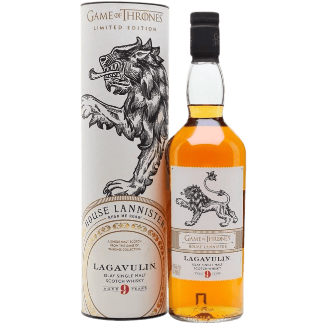 Game of Thrones House Lannister Lagavulin 9 Year Old Scotch Whisky - 750ML