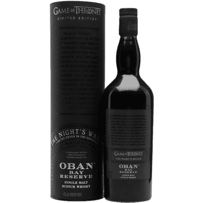 Game of Thrones The Night’s Watch Oban Bay Reserve Scotch Whisky - 750ML