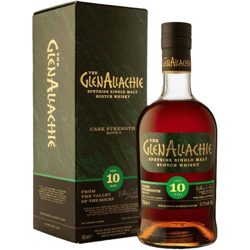 GlenAllachie 10 Year Old Cask Strength Scotch Whisky Batch 8 - 750ML