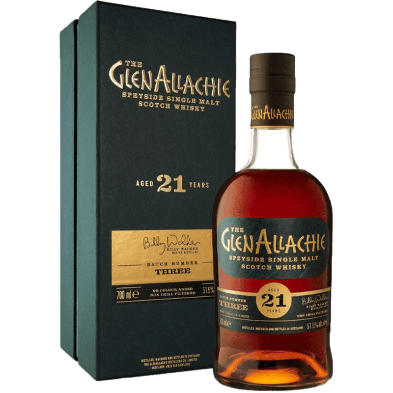 GlenAllachie 21 Year Old Single Malt Scotch Whisky Batch 3 -