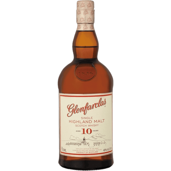 Glenfarclas 10 Year Scotch Whiskey - 750ML