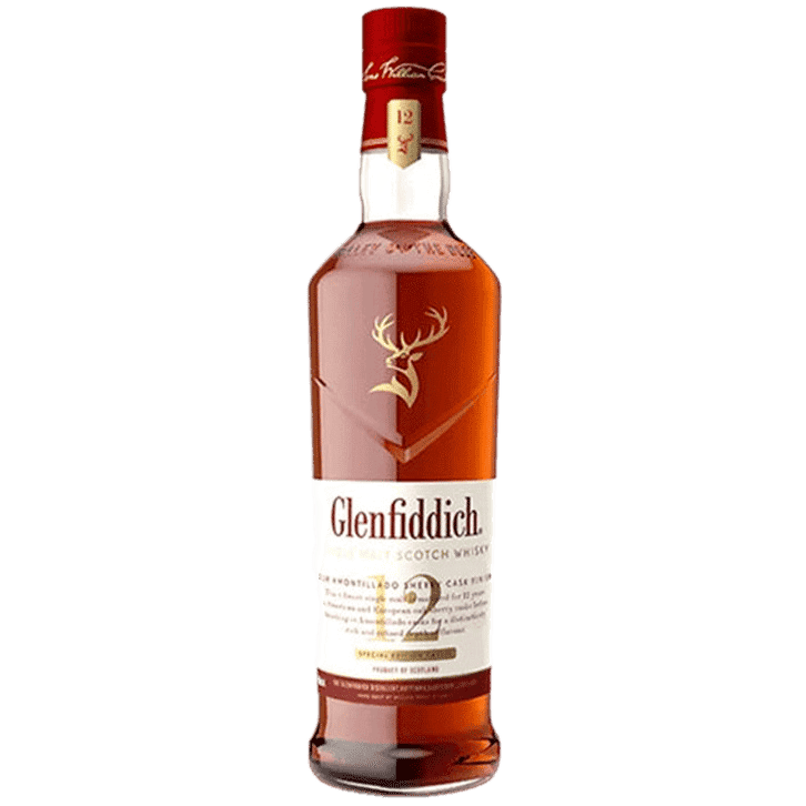 Glenfiddich 12 Year Old Amontillado Sherry Cask Finish Scotch Whisky - 750ML