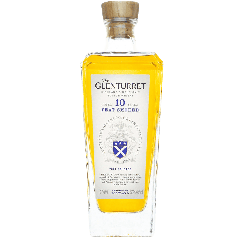 Glenturret 10 Year Peat Smoked Single Malt Scotch - 750ML