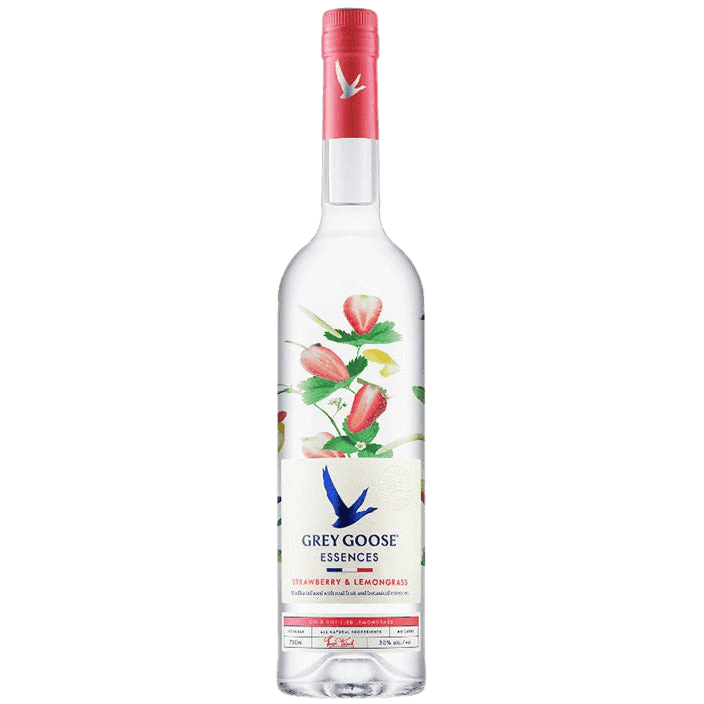 Grey Goose Strawberry & Lemongrass Flavored Vodka Essences - 750ML