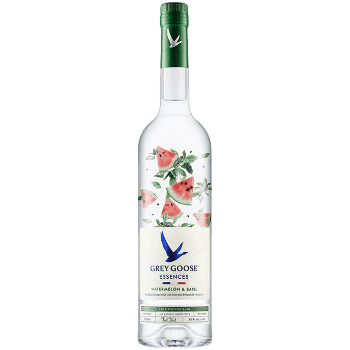 Grey Goose Watermelon & Basil Flavored Vodka Essences - 750ML