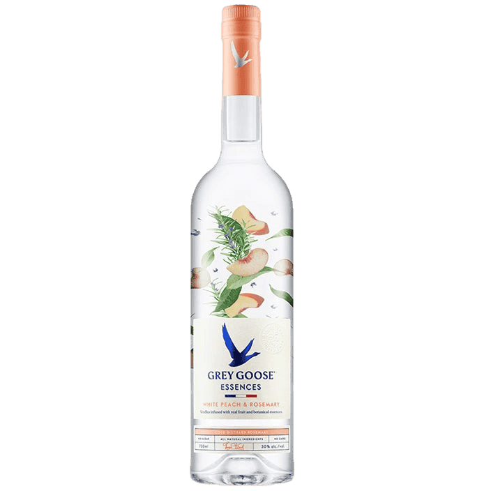 Grey Goose White Peach & Rosemary Flavored Vodka Essences - 750ML