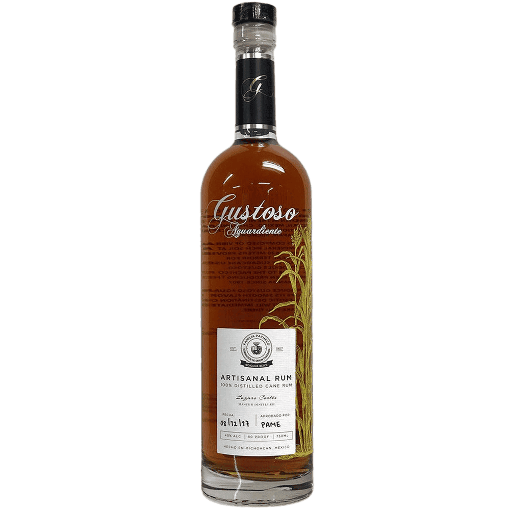 Gustoso Aguardiente Artisanal Rum Dark Rum - 750ML
