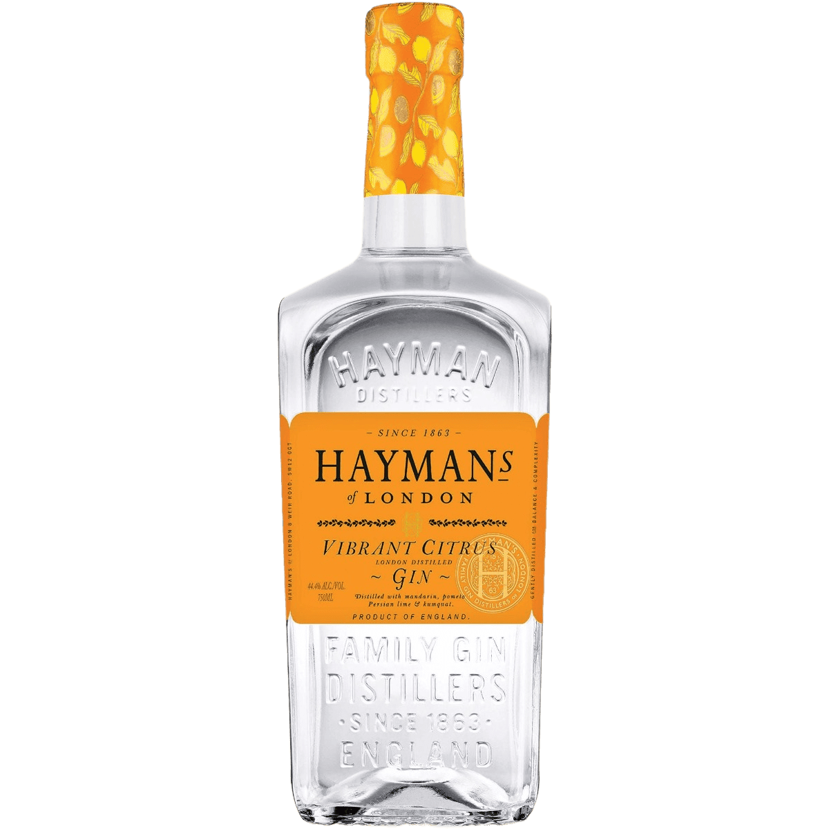 Hayman's Vibrant Citrus Gin - 750ML