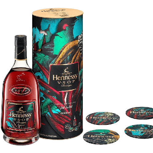 Hennessy VSOP Limited Edition Julien Colombier with Coasters - 750ML